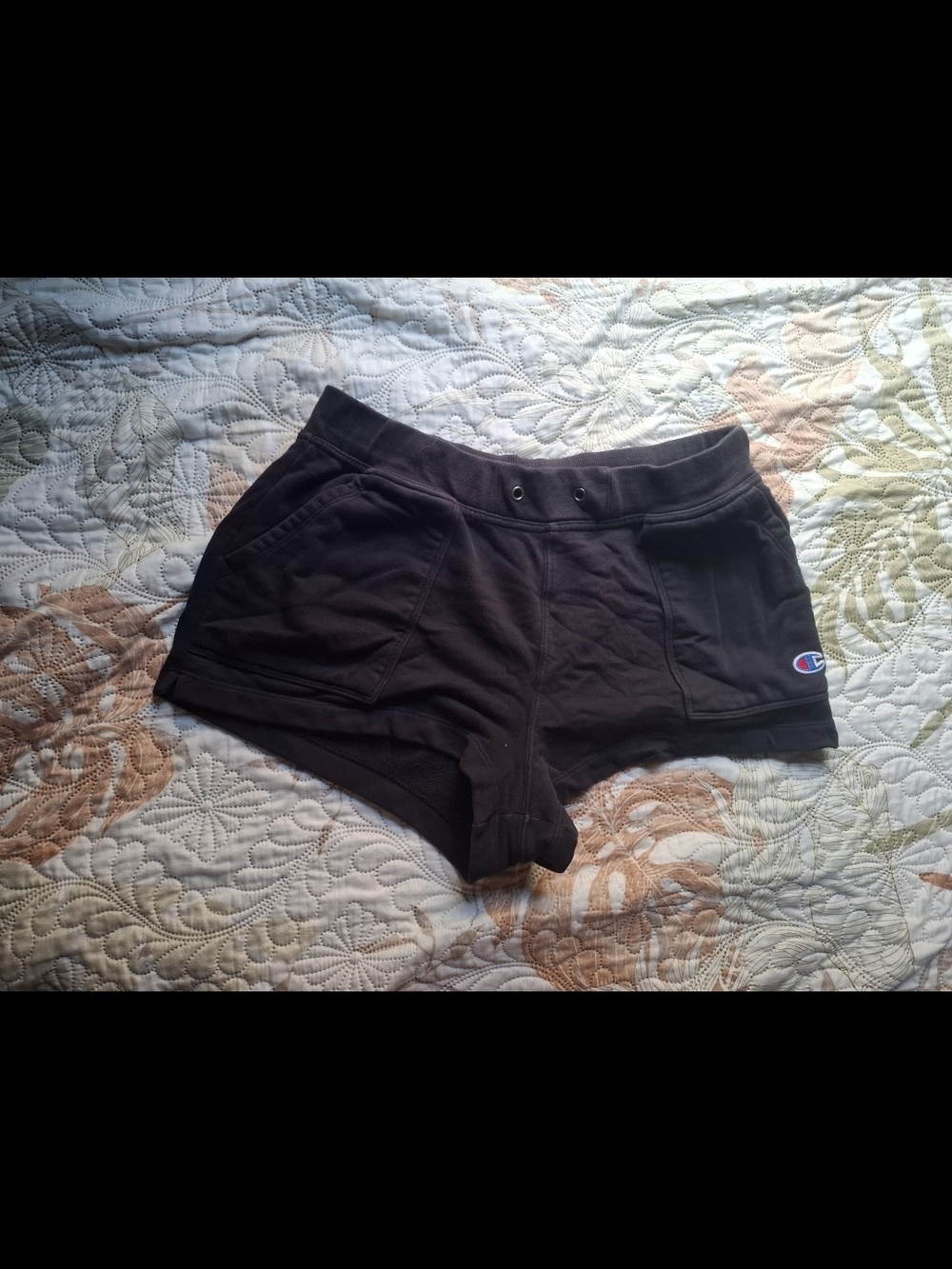 Champion Black Women's Athletic Shortie Shorts
